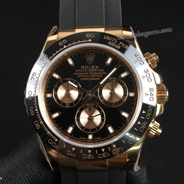 勞力士複刻手錶 灰白金迪 玫瑰金迪 黃金迪 熊貓迪 Rolex迪通拿新品男士腕表  gjs1721